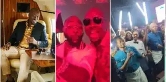 Obi Cubana’s staff surprises him at birthday party, Davido storms event