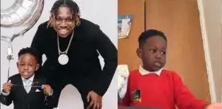 Fans Gush As Zlatan’s Lookalike Son Politely Kicks The Singer Off His Bed In Cute Video