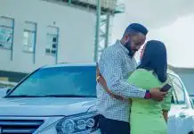 Angela Eguavoen Causes A Stir With Loved-up Photos Of Herself And Peggy Ovire’s Husband, Frederick