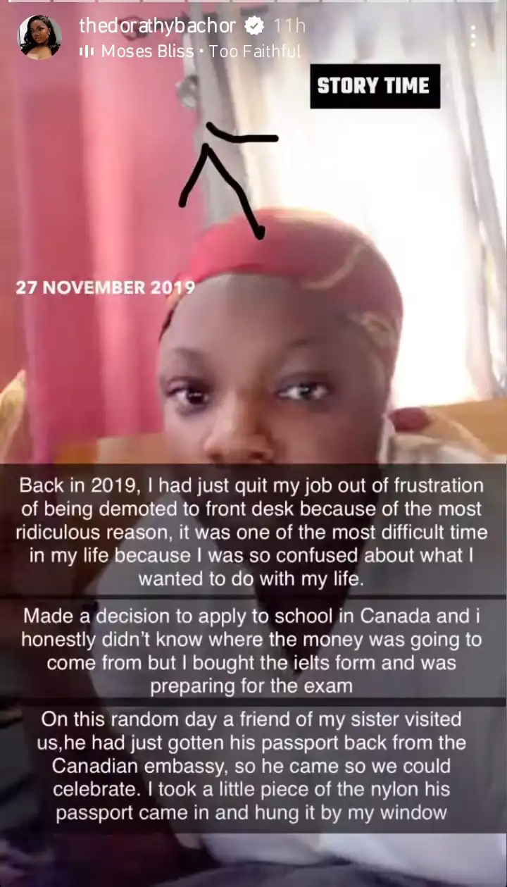 Dorathy Bachor shares her story as she gets visa to Canada