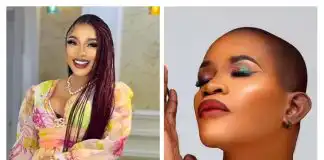 Tonto Dikeh reacts as Uche Maduagwu comes out of closet as a ‘woman’
