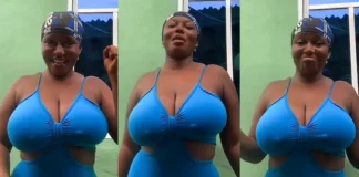 Lady drops in new Video as she shows her breast(Watch)