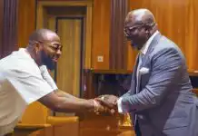 Davido Visits New Delta State Governor, Sheriff Oborevwori (Photos)