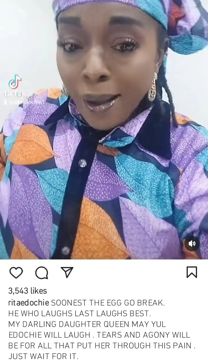 Soonest the egg will break Rita Edochie gives assurance to May Edochie Kemi Filani blog min 1