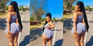 Thando is an upcoming actress, brand ambassador, song promoter, social media influencer and video vixen. She loves to flaunts pictures of her gorgeous and beautiful looking pictures of her curvy body looks on her various social media channels to entertain her fans. She recently posted some of her beautiful body looks pictures on her Instagram page which is making massive waves on the internet. Thando is loved and cherished by her followers due to the way she has carried herself in the entertainment industry of South Africa and rest of the world. Below are the recent pictures posted by her on her IG page that is trending tremendously.