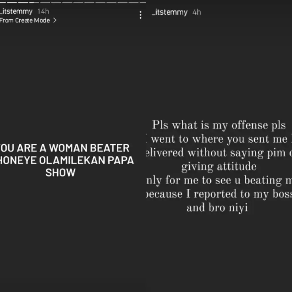 Temidayo Morkinyo calls out Papa Show for assaulting her Kemi Filani blog min