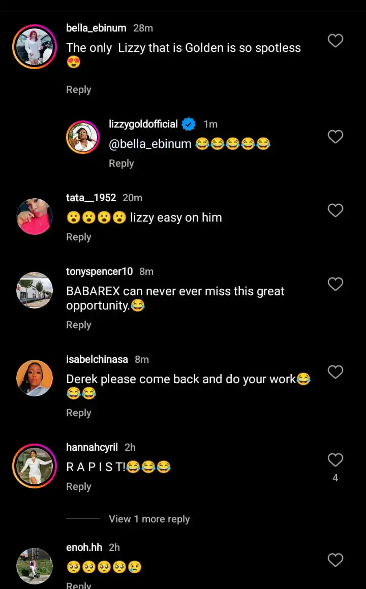 Fans tease Lizzy Gold over bedroom movie scene, she reacts