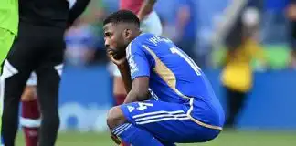 Life Kicks You - Iheanacho Reacts After His Club, Leicester City Was Relegated to Championship