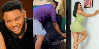 Romance movie scene between Somadina Adinma and Chioma Nwaoha gets fans talking