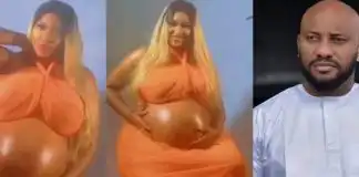 Yul Edochie shares video from Judy Austin’s maternity shoot