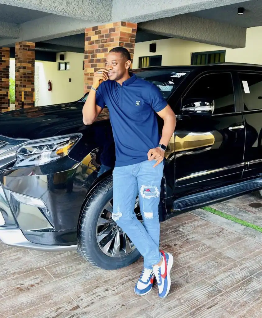 “Fresh From The Source” Celebrities React As Lateef Adedimeji Acquires A Lexus Jeep Worth Over N60 Million (Photos)