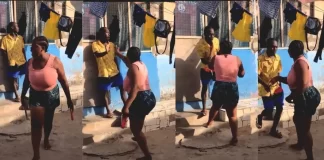Wife Aggressively Attacks Husband Over Mother In-law’s Continuous Stay In Their Matrimonial Home (video)