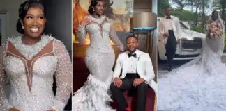 Congratulations pour in as Warri Pikin and hubby finally renew their vows at dream wedding
