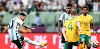 Lionel Messi scores fastest goal of his entire career as Argentina defeats Australia today