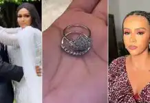 Sina Rambo’s ex wife, Heidi offers to give out her diamond wedding ring for free as she confirms divorce (Video)