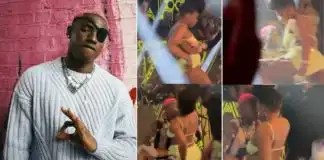 Fan struggles with her miniskirt, suffers nip slip as she twerks up a storm on Ruger’s laps