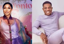 Nollywood actress, Tonto Dikeh has expressed pride in clergyman, Pastor Jerry Eze over his recent program which shut down London. Tonto Dikeh, who watched videos from the concert from bed, revealed that it sent her goosebumps. Kemi Filani reported that the celebrity pastor shut down London as 70,000 people gathered to worship God with him at the Excel Arena in London. Speaking on it, she noted how his groundbreaking achievement is a manifestation of God’s calling on him. Praising him, she stated that this is what he has been called to, which is to raise lives and souls for the kingdom.