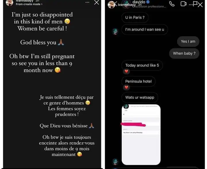 Ivanna Bay accuses Davido of impregnating her Kemi Filani blog min 1
