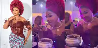 Mercy Aigbe recounts her experience at a Yoruba party (Video)