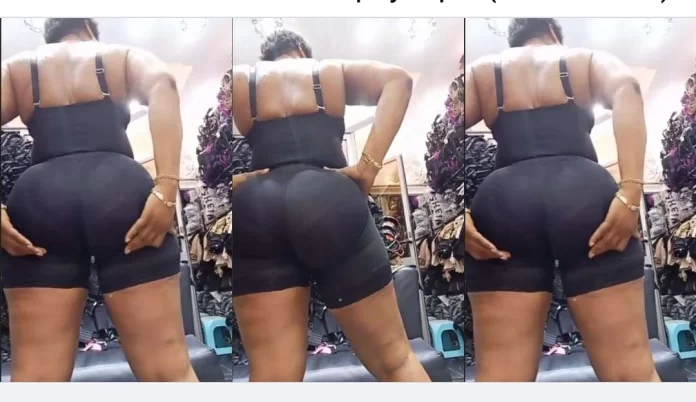 My-Nyash-will-Reset-MEN-Brain-–-Lady-advertises-Columbia-tummy-and-butt-lifters-as-she-flaunts-her-physique-watch-video Lady