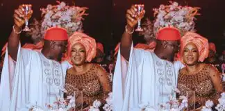 Obi Cubana and wife