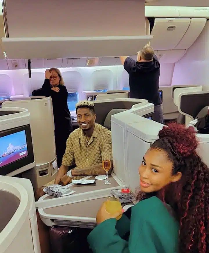 Yetunde Barnabas beams with joy as her husband eases her stress in a romantic way (Video)