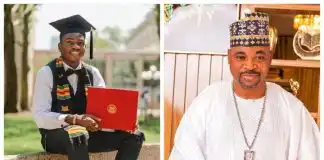 MC Oluomo Celebrates His Handsome Son As He Graduates From MIT University In Canada With Good Grade