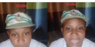 NYSC Corp member cries out as she receives N330,00K allawee inst
