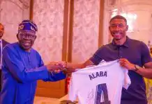 Nigerian-Austrian born Real Madrid Star Visits President Tinubu In France