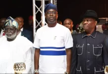 Seyi Makinde & Wike At A Gathering