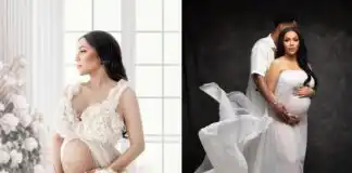 BBNaija Maria melts hearts as she shares maternity shoot with lover