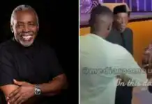 Video from Olu Jacob’s 81st birthday stirs emotions as son holds his hands to cut cake