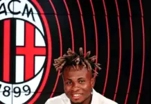AC Milan completes the signing of Super Eagles Star, Samuel Chukwueze on a five-year deal