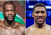 American boxer, Wilder confirms Anthony Joshua fight in December