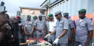 How the Nigerian customs intercepted 40-foot container of guns and ammunition in Lagos heading to South-East