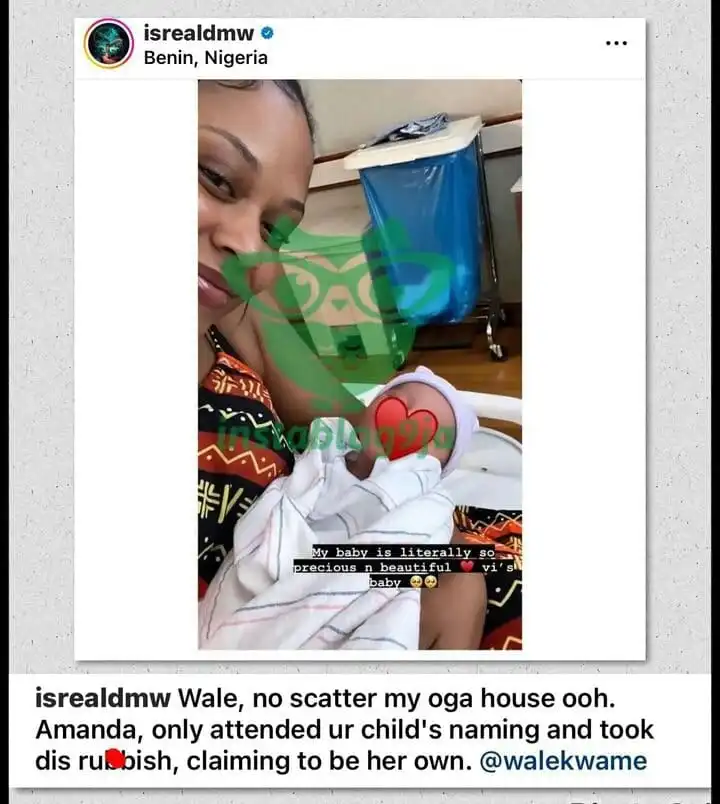 Dont scatter my Ogas house Isreal DMW pleads slams Amanda over recent photo Kemi Filani blog min 1