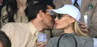 Ariana Grande seen at Wimbledon with no wedding ring on