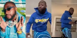 Davido films self dancing to Logos Olori’s song amid online backlash (Video)