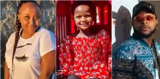 “I also have a child for Davido” – Young lady flaunts 3-yr-old alleged daughter of Davido