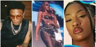 Video of Wizkid ‘touching’ Tems on stage raises eyebrows