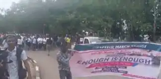 Sit-at-Home: Enough Is Enough – Residents Defy Order, Protest in Enugu (Video)
