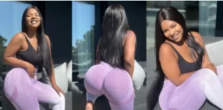 Step on it – Pretty African girl shows off her new hair in Grand style