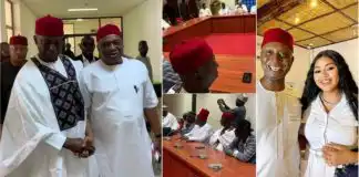 Regina Daniels celebrates hubby, shares moment the Billionaire assumed office as a senator
