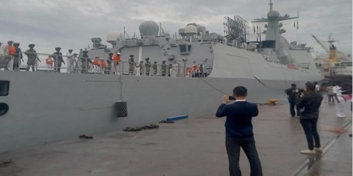 Chinese warships arrive Nigeria
