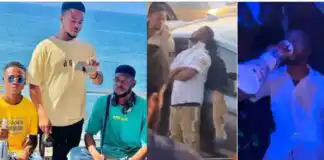 Happie Boys nearly land in hospital after drinking bottles of Azul at club (Video)