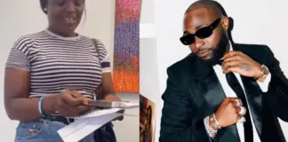 Kekwaaru Ngozi Mary receives $10k reward from Davido (Video)