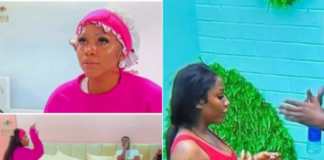 Mercy Eke walks out