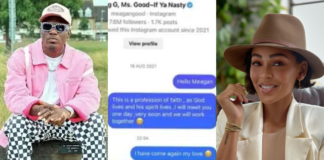 Sypro and longtime crush, Meagan Good