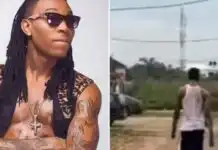 Singer Solidstar spotted roaming the streets barefoot (Video)
