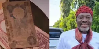 Reactions as Kanayo O Kanayo shares collection of Biafran currencies (Video)